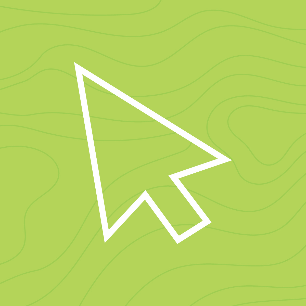 arrow on green background graphic