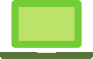 green laptop icon