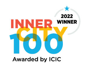 Inner city 100 logo