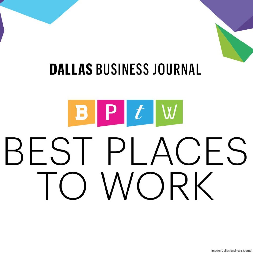 Dallas Business Journal Best Places to Work award logo