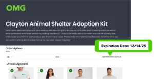 Screenshot of an OMG Presentation with an expiration date displayed, creating urgency for customers to review and respond.